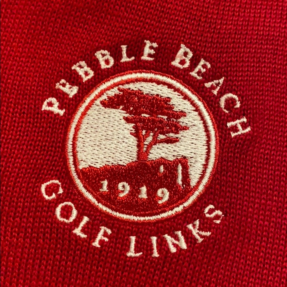 ~Pebble Beach Collection~ Red Sweater - Picture 2 of 3
